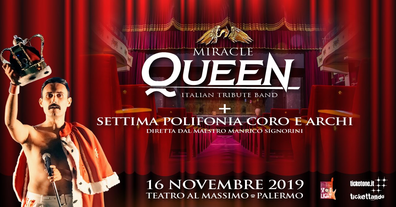 Miracle Queen + Settima Polifonia coro e archi - 16 novembre 2019 - In The Spot Light